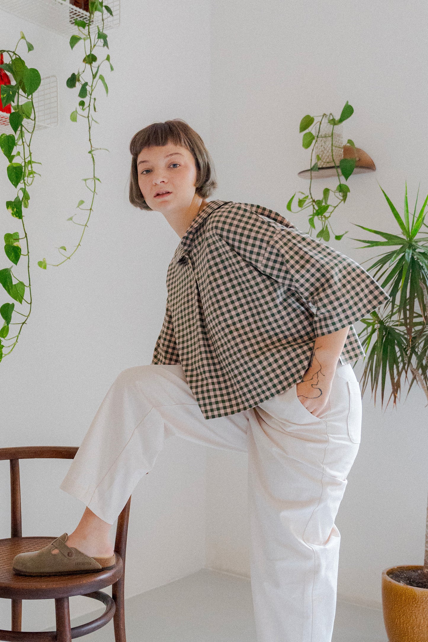 popeye gingham shirt