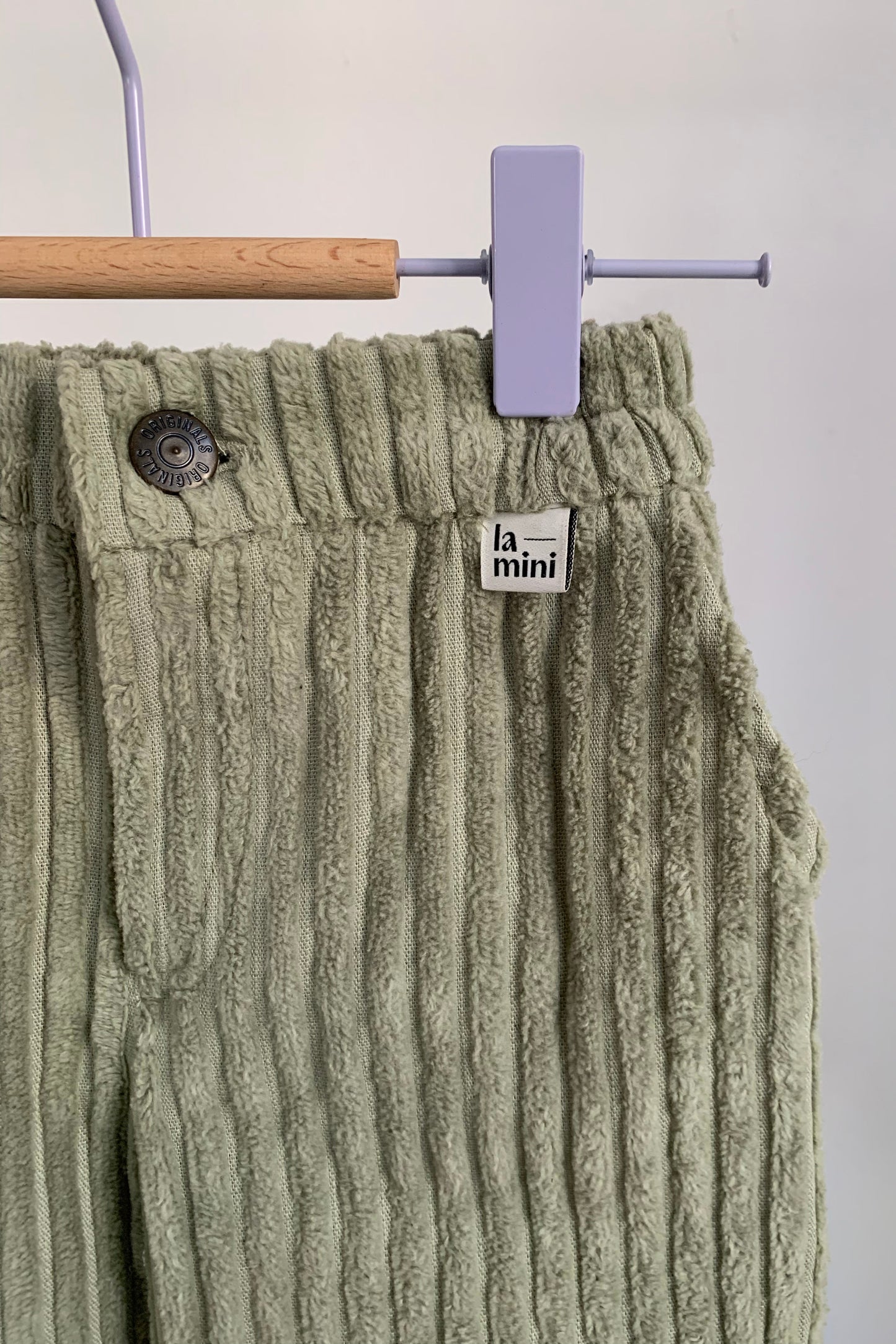 corduroy pants olive / vel. 98