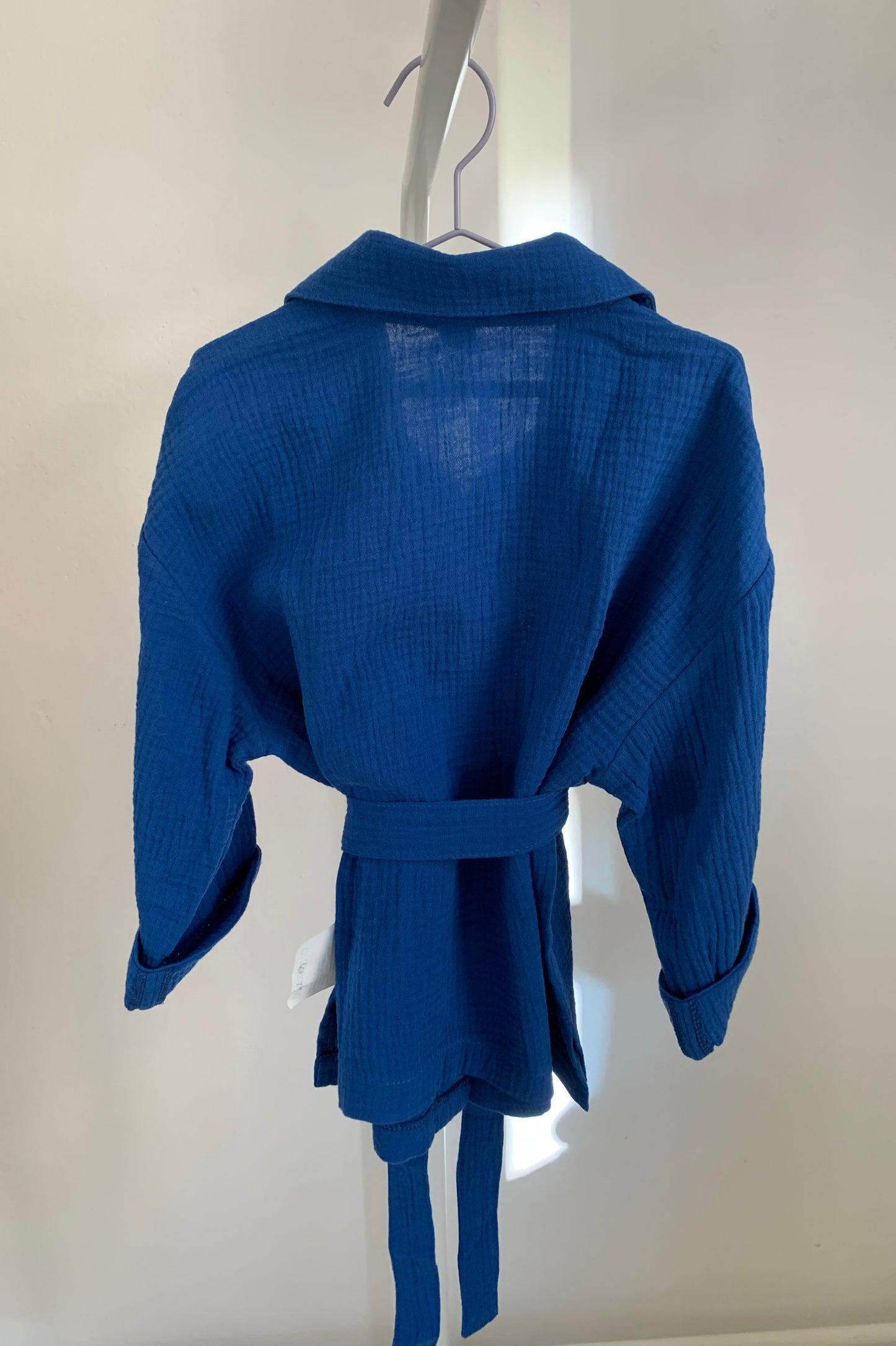 muslin shirt cobalt blue / vel. 110