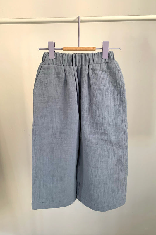 muslin pants light blue / vel. 98